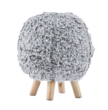 Fabric Polyester Upholstered Ottoman